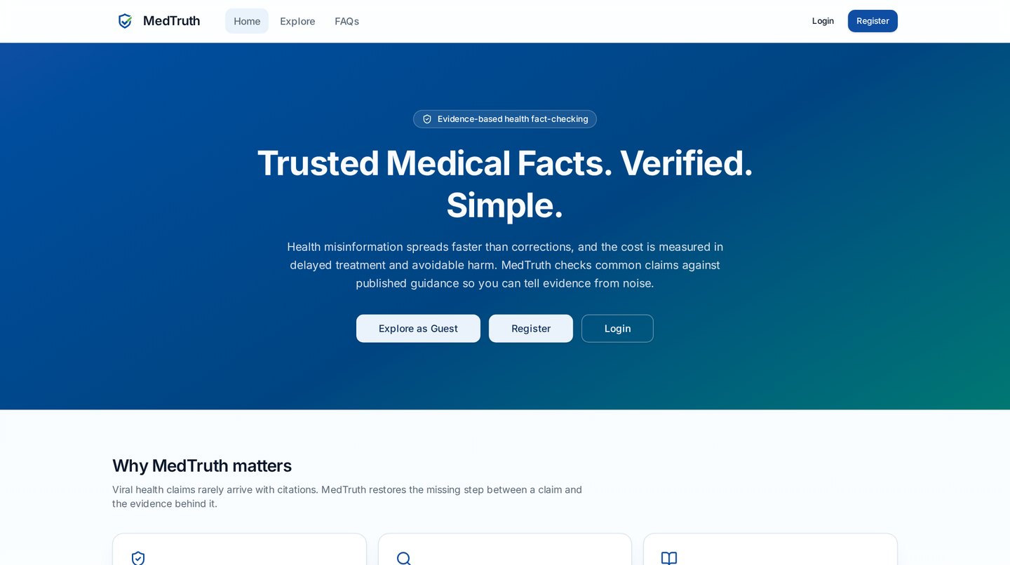MedTruth preview